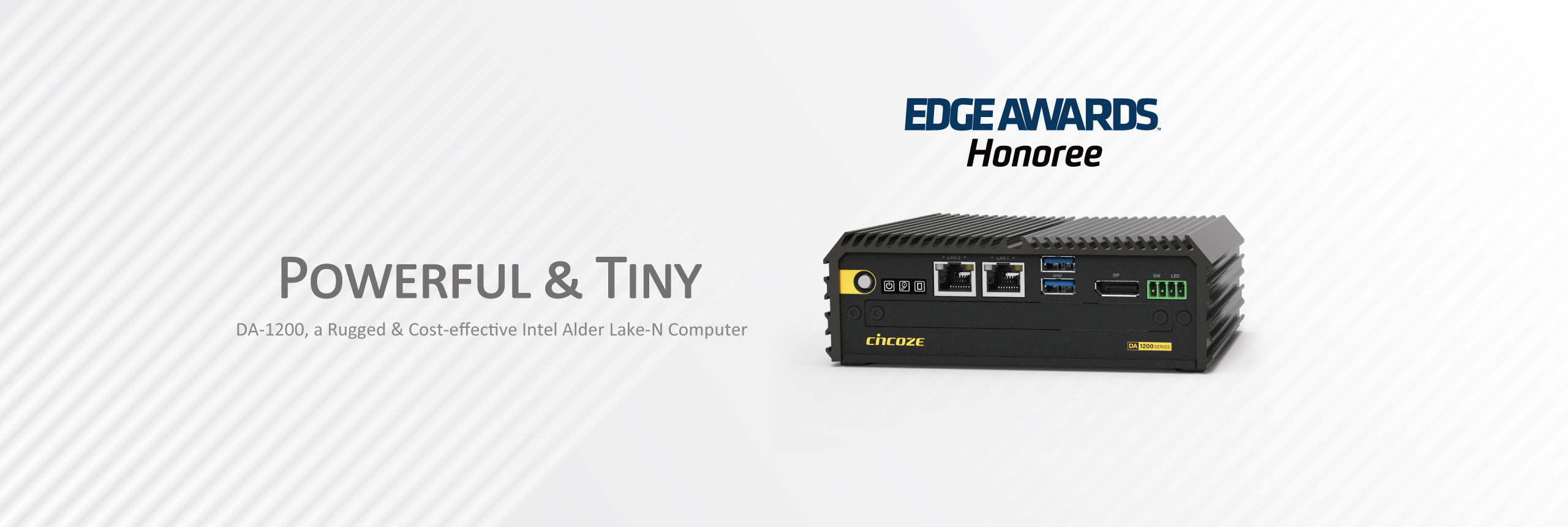 Powerful & Tiny - DA-1200, a Rugged & Cost-effective Intel Alder Lake-N Computer