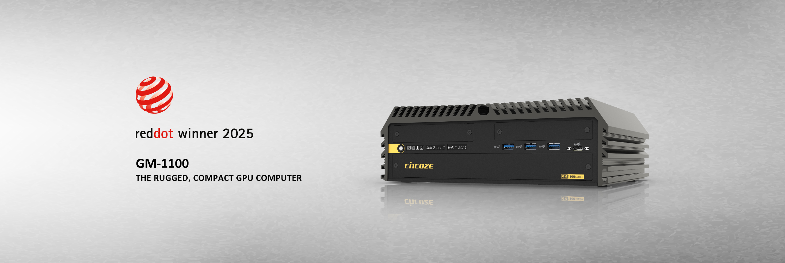 双倍荣耀！Cincoze MXM GPU 电脑荣获红点设计奖与 Vision Systems Design 创新奖殊荣