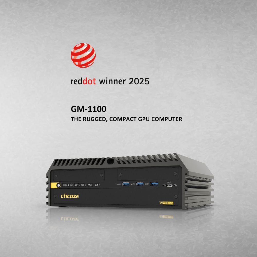 双倍荣耀！Cincoze MXM GPU 电脑荣获红点设计奖与 Vision Systems Design 创新奖殊荣